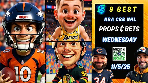 🏀 9 BEST NBA PROPS | COLLEGE BASKETBALL PICKS | NHL PICKS | PRIZEPICKS TODAY | WEDNESDAY 11/5/25
