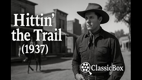 HITTIN' THE TRAIL (1937) | Full Movie | Tex Ritter | Classic Singing Cowboy Western