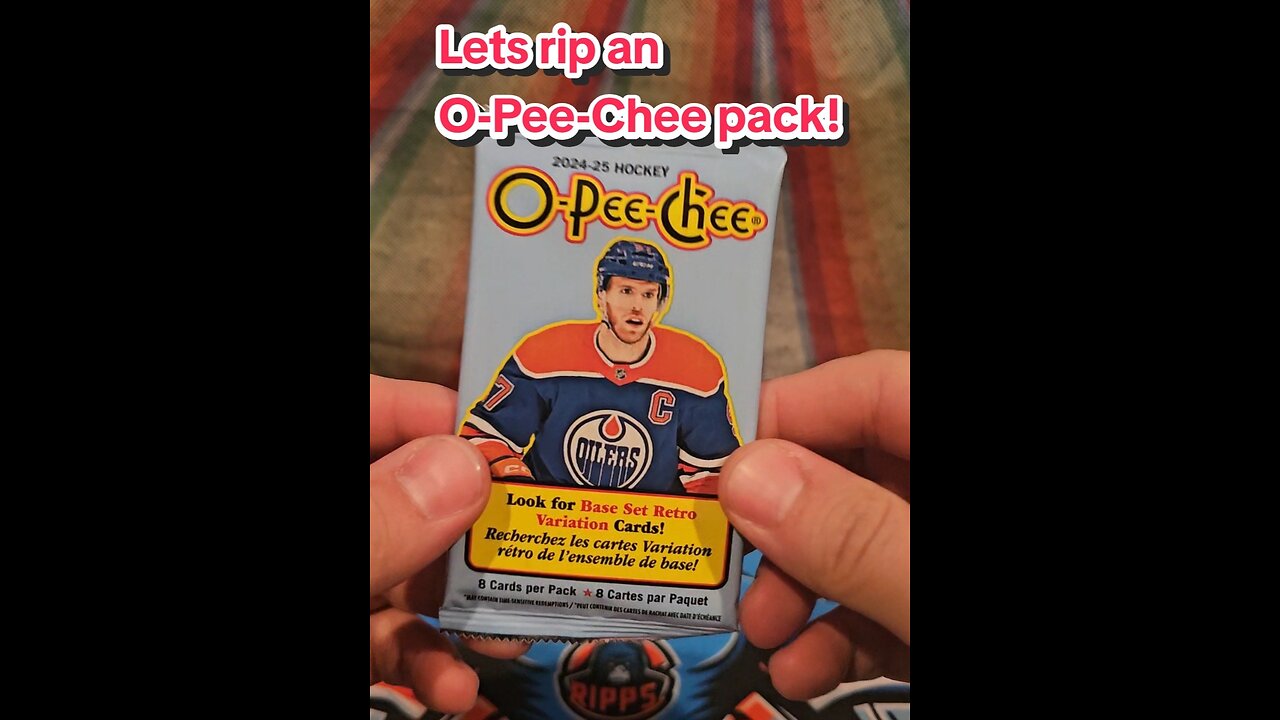 A 2024-25 O-Pee-Chee pack rip!