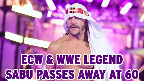 ECW & WWE Legend Sabu Passes Away at 60 | Career Highlights & Legacy Tribute | NEWSDRIFT