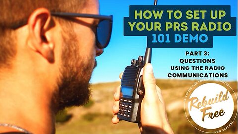 How to set up your PRS radio ~ 101 demo (Part 3)