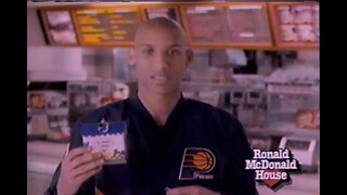 May 20, 1995 - Reggie Miller for the Indiana Ronald McDonald House