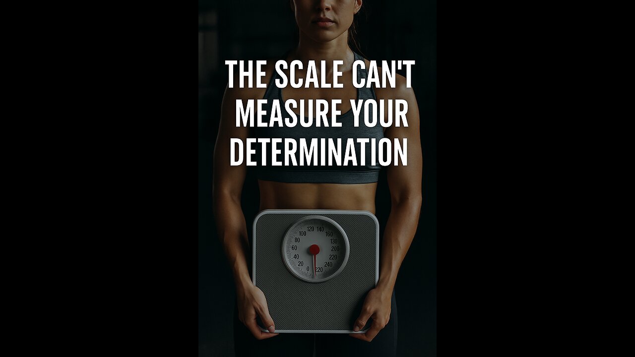 The Scale Can't Measure Your Determination
