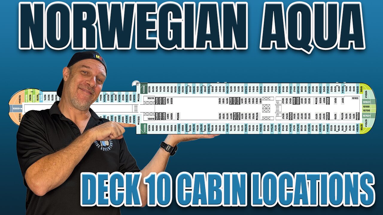 NCL Aqua First Look! Cabin Deck 10 | Tall Man's Cruise Adventures
