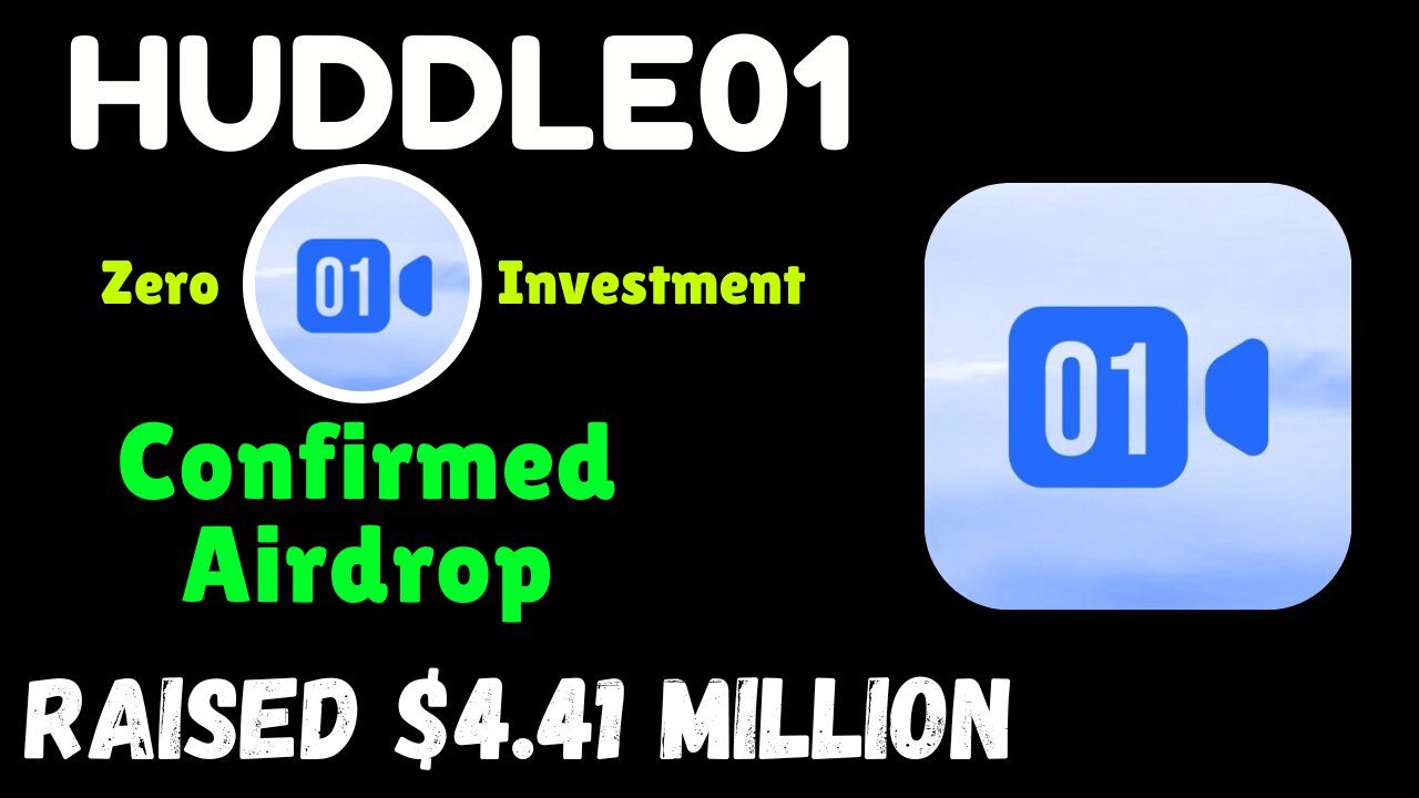 Huddle01 Confirmed Airdrop Full Guide Free to Join with $4.41 Million Funding | by Perfect Player