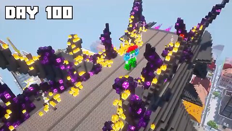 Survived 100 Days as an ELEMENTAL TRANSFORMER in HARDCORE Minecraft
