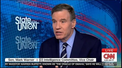 Sen Mark Warner Blames Trump Admin For Plane Crashes