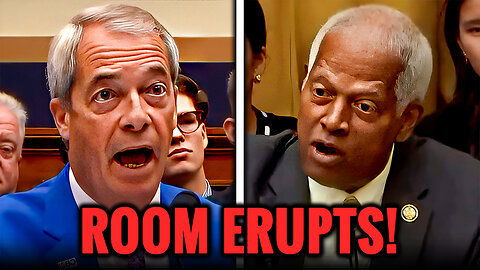 Hank Johnson LOSES IT After Nigel Farage’s Savage Comeback