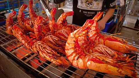 Street Food Paradise! From the Fish Market to the Night Market ! | Thai Street food
