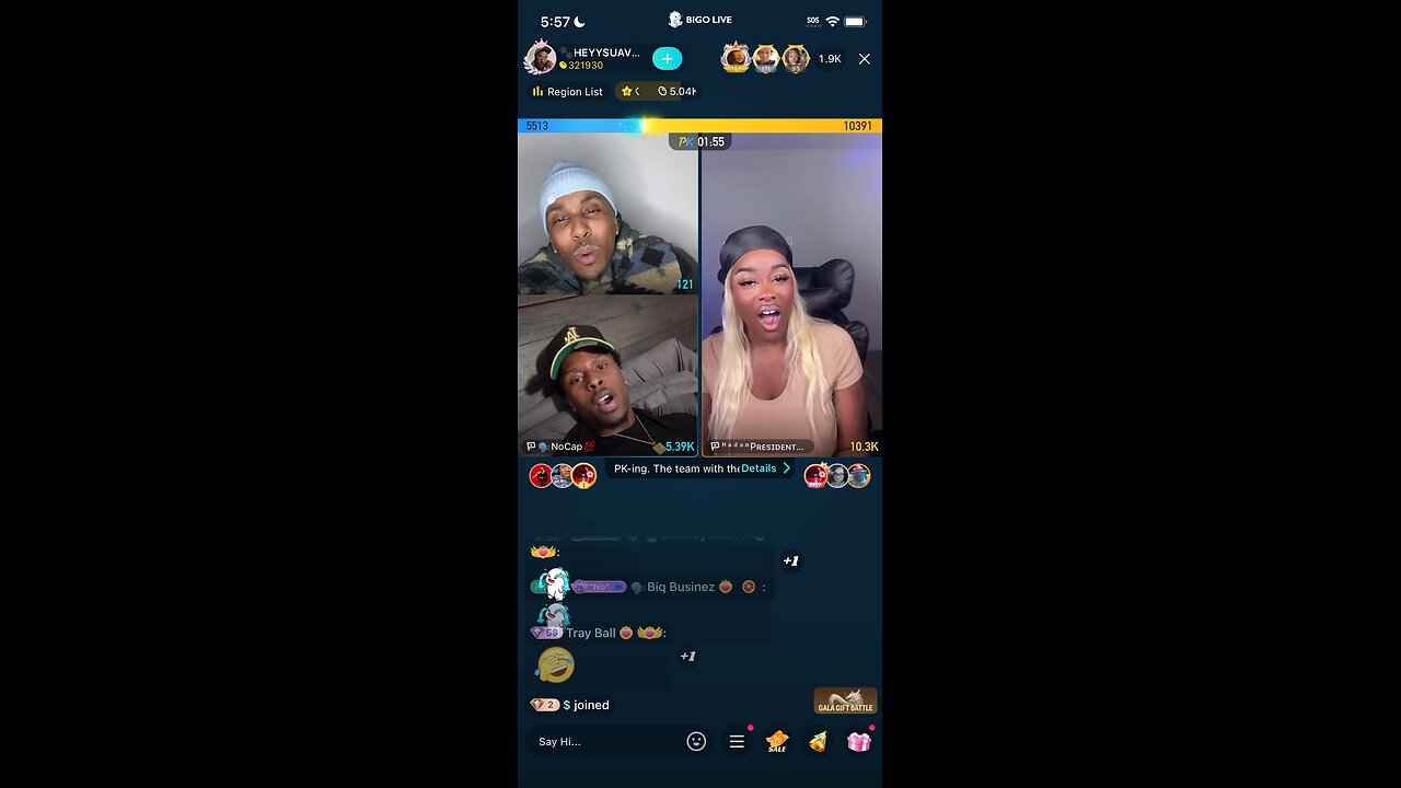 LIONEL LYSOL VS NOCAP BIGO LIVE