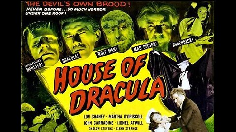 HOUSE OF DRACULA 1945 Wolfman Seeks Cure & Dracula Wants a Revived Monster FULL MOVIE in HD