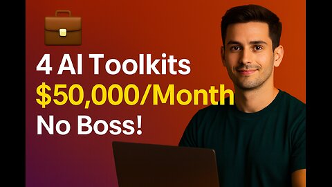 “4 AI Toolkits Making $50,000/Month | Work From Home & Be Your Own Boss
