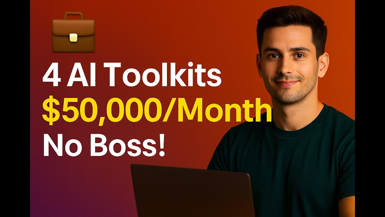 “4 AI Toolkits Making $50,000/Month | Work From Home & Be Your Own Boss