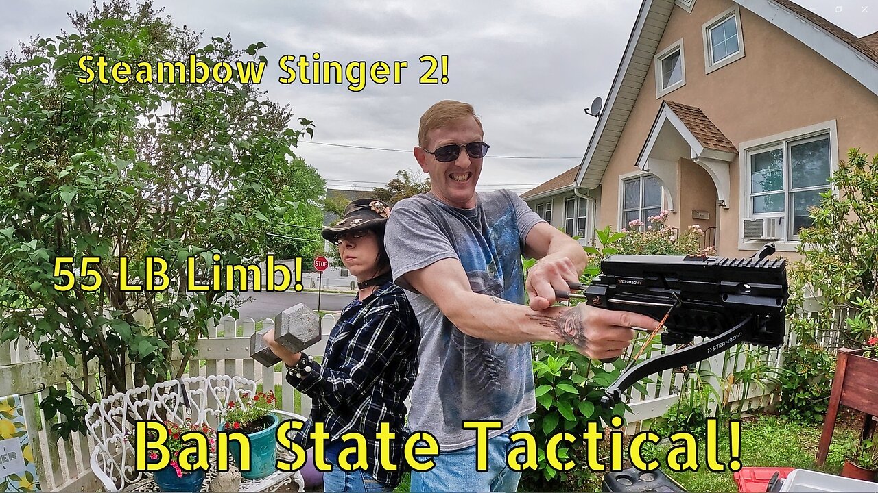 Steam Bow Stinger 2 RE-view! Is The 55lb Limb Too Much? The Medieval Times Special!