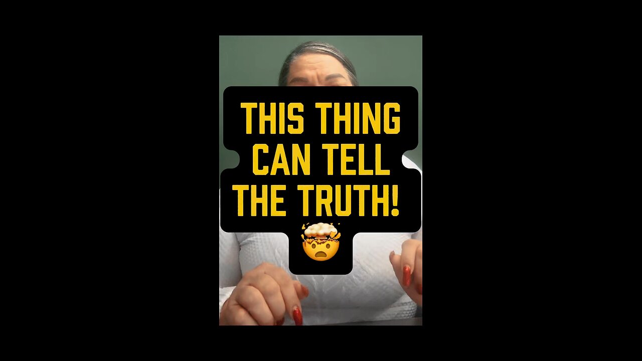 This Thing Can Tell Truth! 😱