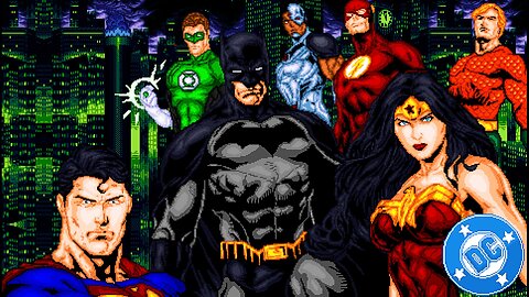 JUSTICE LEAGUE LEGACY (OpenBOR) (Gameplay - Commentary)