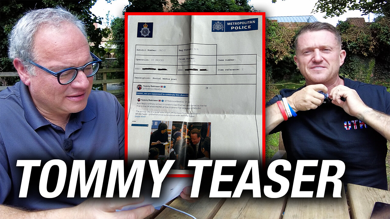 Ezra Levant just spoke with Tommy Robinson about viral confrontation