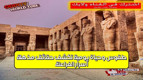 أسرار الفراعنة: طقوس وحياة يومية تكشف حقائق مذهلة #الفراعنة #مصر_القديمة #حضارة