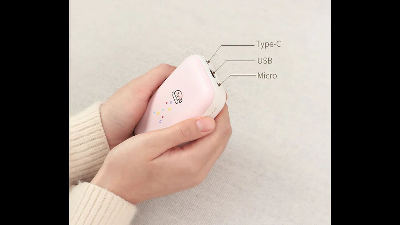 Touch Me 10000mAh Power Bank Hand Warmer