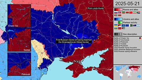 169: Russian forces reach Dnipropetrovsk Oblast