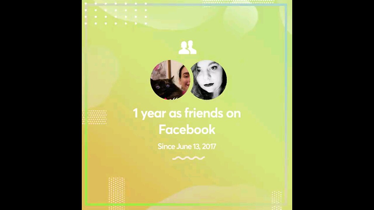 1 Year Of Friendship On Facebook With My Lover!