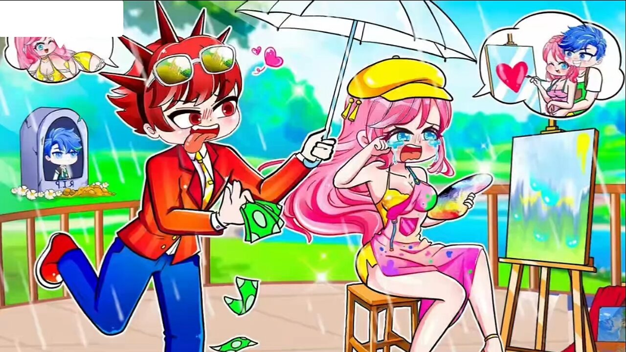 Painting girl 😱 🎨🖌️