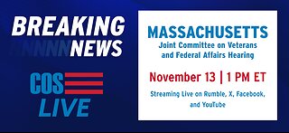 Massachusetts Hears Public Testimony on Convention of States | COS LIVE