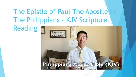 Philippians Audio Bible KJV Scripture Reading