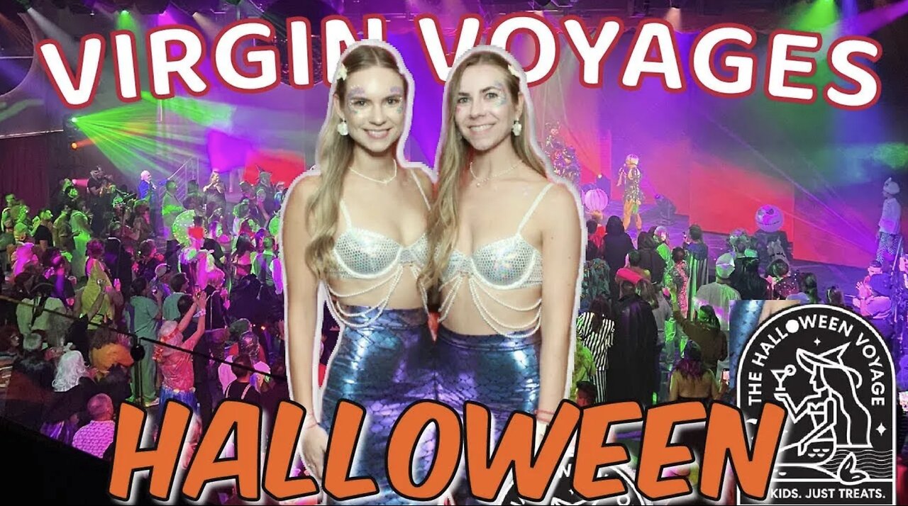 HALLOWEEN on Virgin Voyages Resilient Lady Transatlantic | How to Win a Free Cruise!