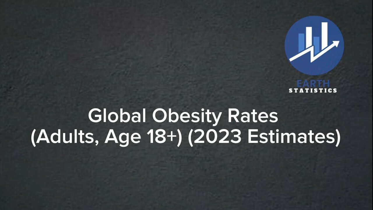 Global Obesity Rates (Adults, Age 18+) (2023 Estimates)