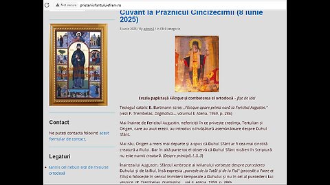Părinte Staicu Ciprian vă previn, Fericitul Augustin nu-i eretic !