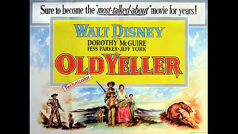 Old Yeller, Western 1957. Dorothy McGuire, Fess Parker, Chuck Connors, Jeff York, Tommy Kirk, Kevin Corcoran, Beverly Washburn