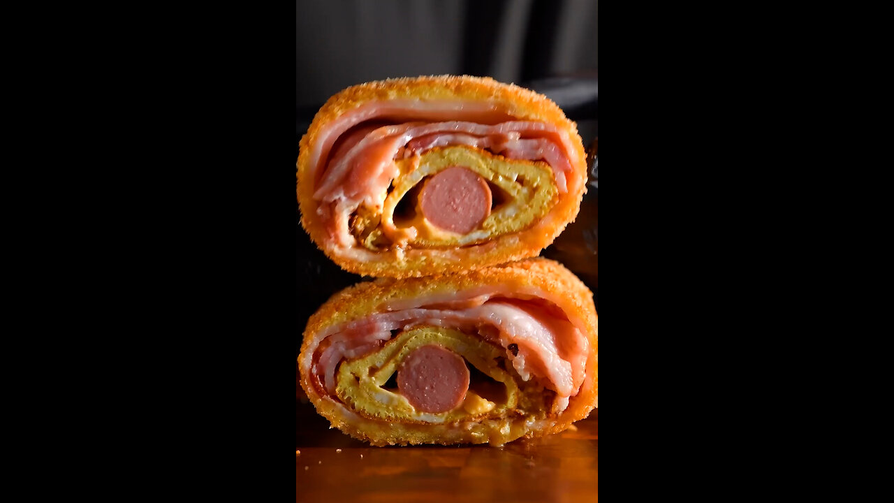 Crispy & Delicious Sausage-Stuffed Cordon Bleu Twist!