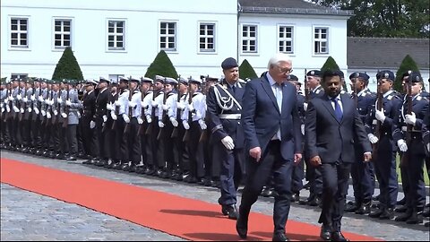 Military honours for the President of Sri Lanka