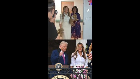 First Lady Melania Trump rings in July Fourth weekend with a patriotic visit to the Children's Natio