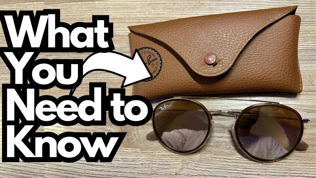 I Love These Ray Bans (Brown Double Bridge)