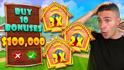 BUYING $100,000 WORTH OF DOG HOUSE MEGAWAYS BONUSES - 10 ✖️ $10,000
