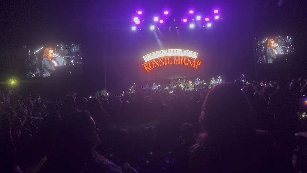Ronnie Milsap plays “Smoky Mountain Rain” at his farewell in Nashville Oct 3. 2023