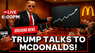 BREAKING NEWS: PRESIDENT TRUMP SPEAKS TO MCDONALD'S EXECUTIVES AND MORE NEWS!