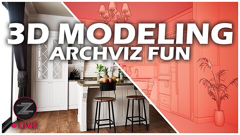🔴LIVE IN 1440p! - 3D Modeling Archviz Fun! Then Splitgate 2 Beta! - Come Hang Out!