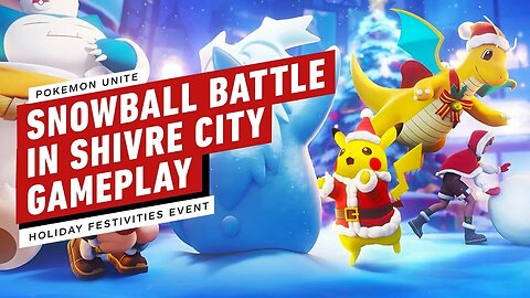 Pokemon Unite - Snowball Battle in Shivre City Gameplay