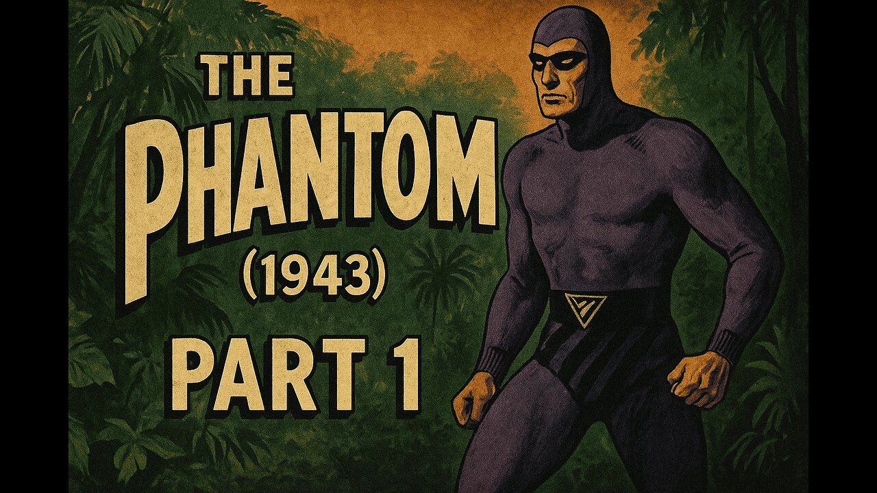 The Phantom (1943) – Part 1 | Jungle Adventure Serial | Public Domain Classic