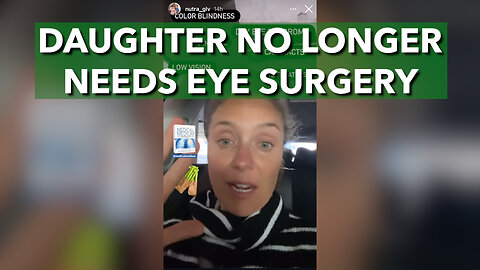 Daughter No Longer Needs Eye Surgery