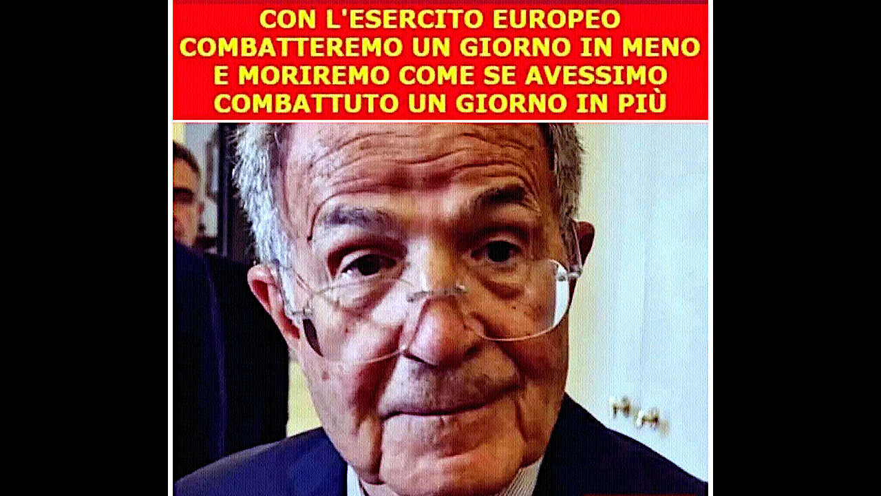 “IL 'PRODI IMBUFALITO'!!🐂🐂🐂#ORMAI LO DEVONO TRATTENERE, DAL COMPIERE GESTI INCONSULTI, I SUOI STESSI ANGELI 👿👿👿CUSTODI!!”🤡👿🤡