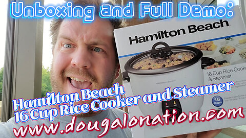 Unboxing and Full Demo - Hamilton Beach 16 Cup Rice Cooker and Steamer