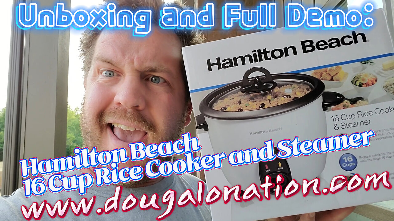 Unboxing and Full Demo - Hamilton Beach 16 Cup Rice Cooker and Steamer