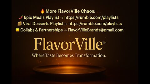 FlavorVille™ — The Frostfire Croissant Tower 🥐🔥❄️ | Ice Meets Flame | Cinematic Dessert Science