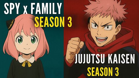 SPY x FAMILY Season 3 & Jujutsu Kaisen Season 3 Release Date Announced!