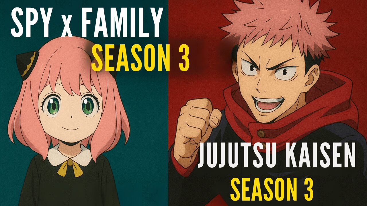 SPY x FAMILY Season 3 & Jujutsu Kaisen Season 3 Release Date Announced!