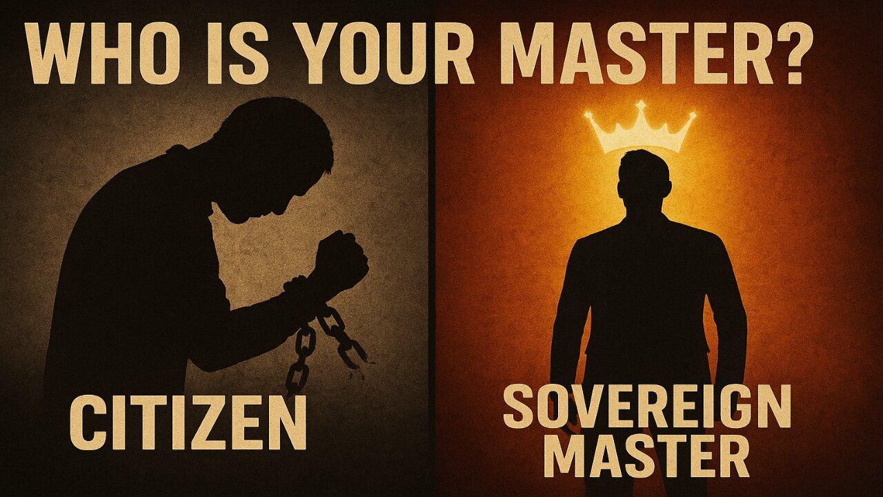 🚨 Sovereign Master vs. Sovereign Citizen – Worlds Apart